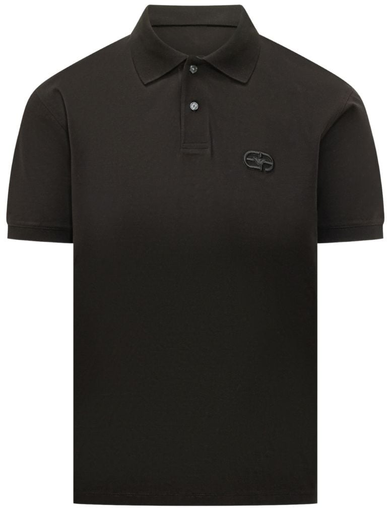 Emporio Armani T-Shirts And Polos Black Zwart