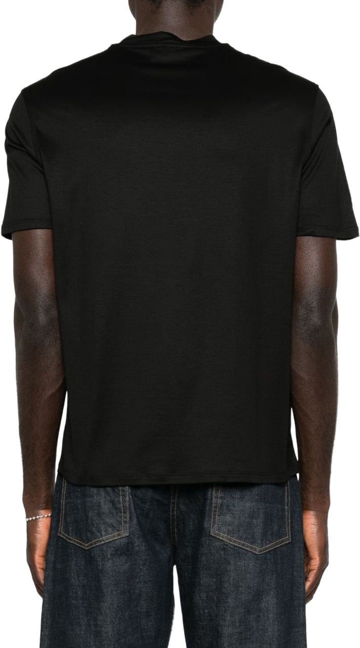 Emporio Armani T-Shirts And Polos Black Zwart
