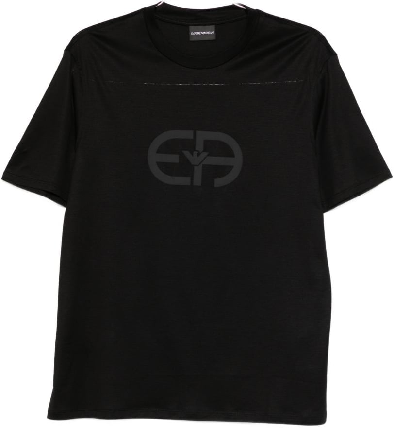 Emporio Armani T-Shirts And Polos Black Zwart