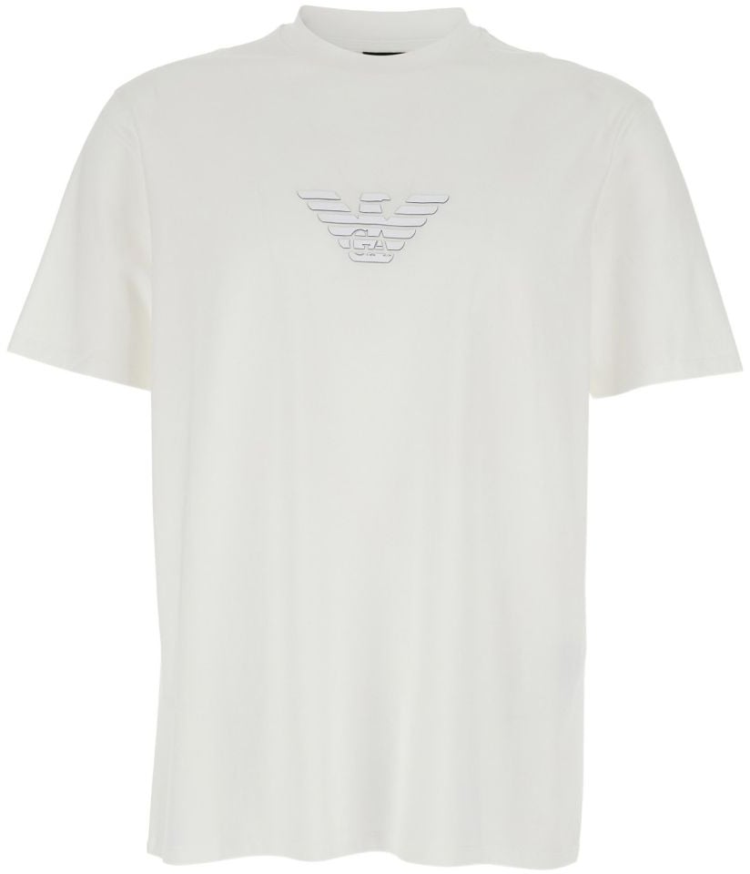 Emporio Armani T-Shirts And Polos White Wit