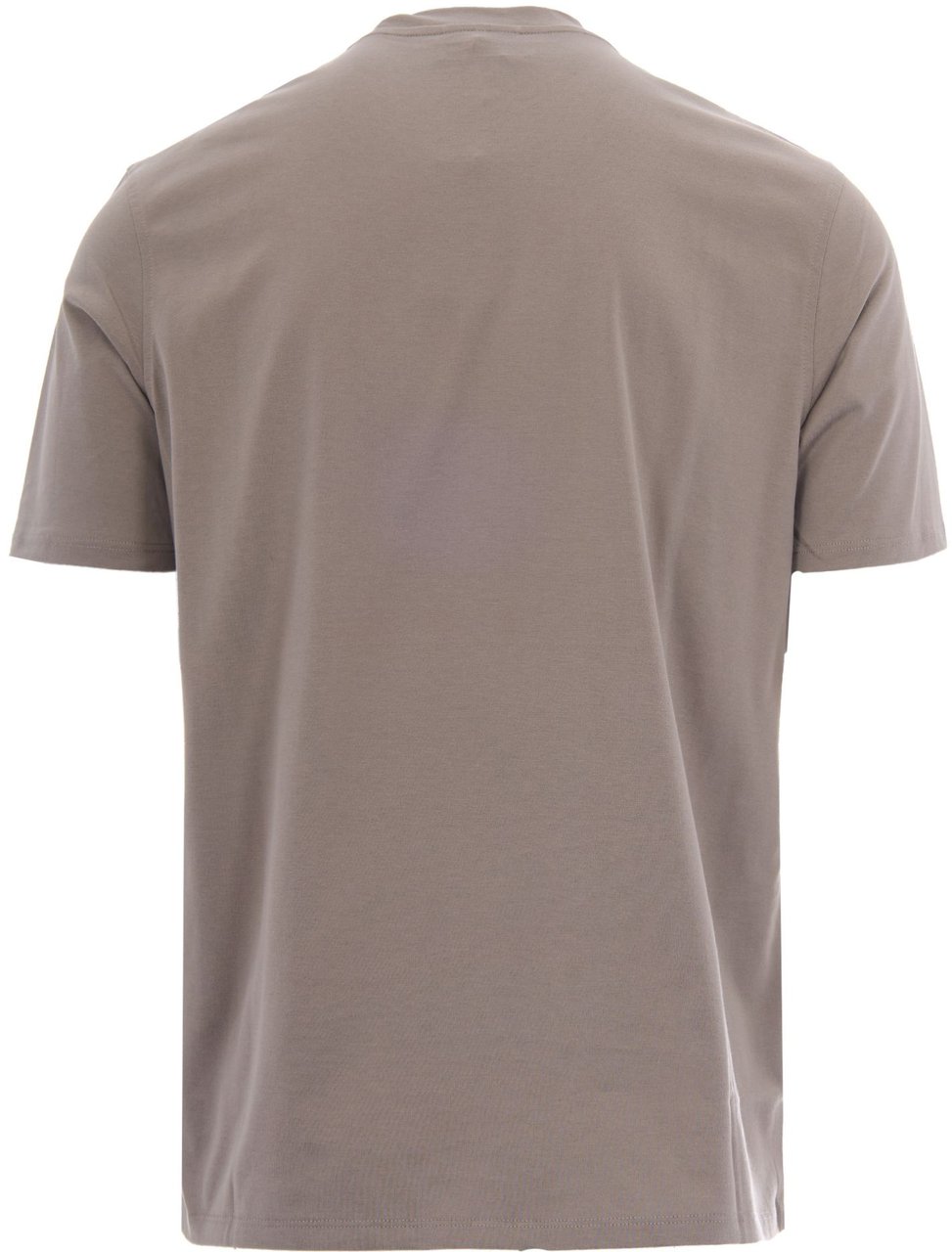 Emporio Armani T-Shirts And Polos U8049 - Eagle 12Cm Hd Print Di Taupe