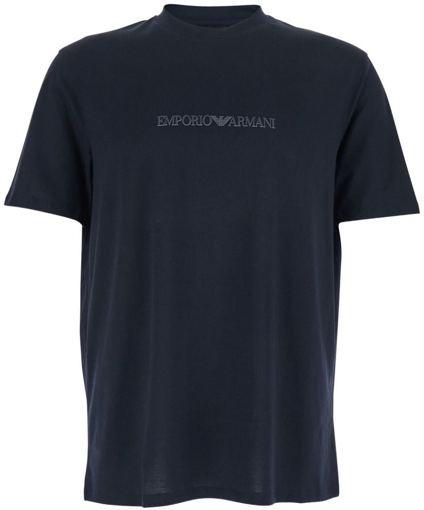 Emporio Armani T-Shirts And Polos Blue Blauw
