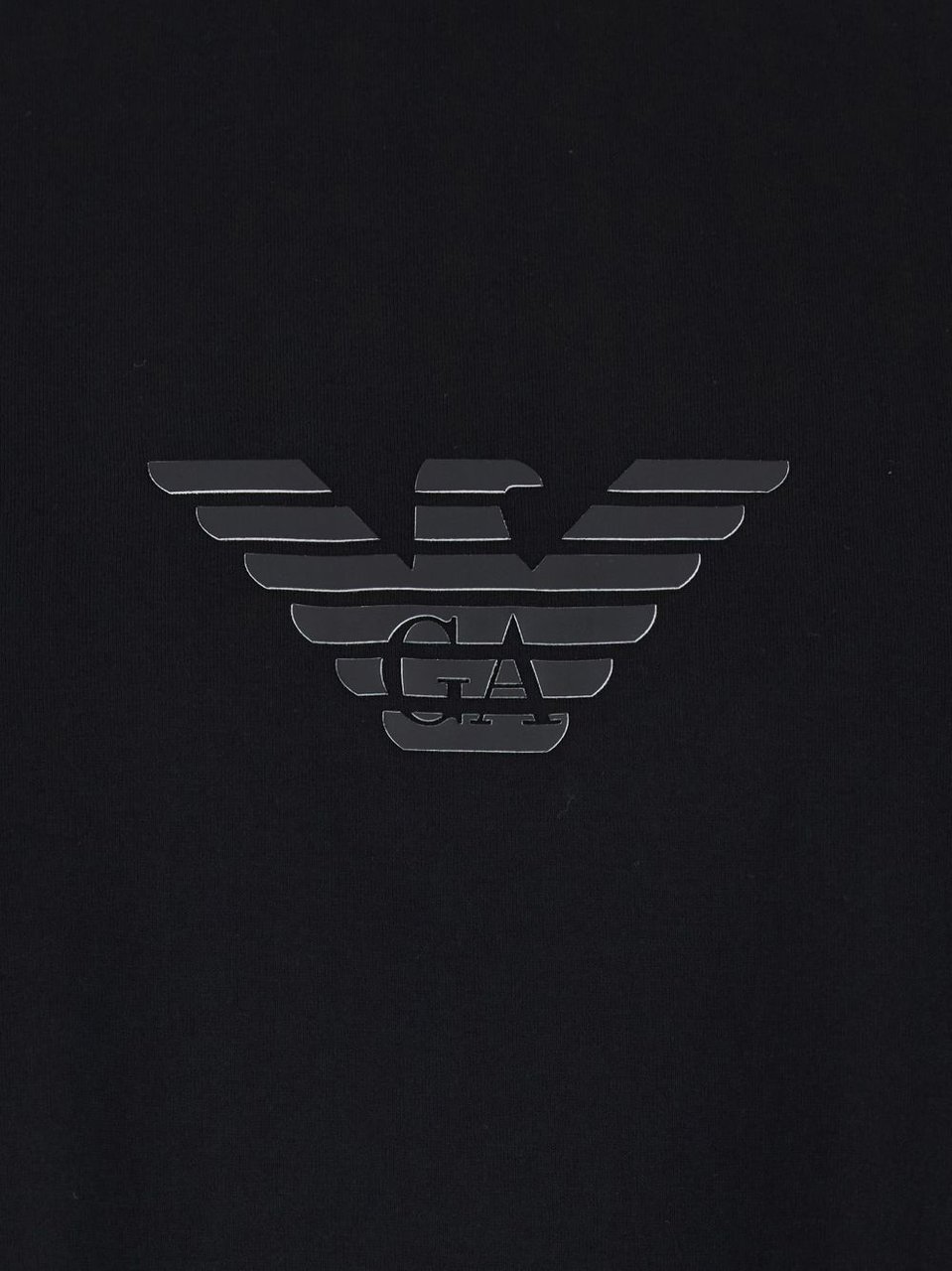 Emporio Armani T-Shirts And Polos Black Zwart