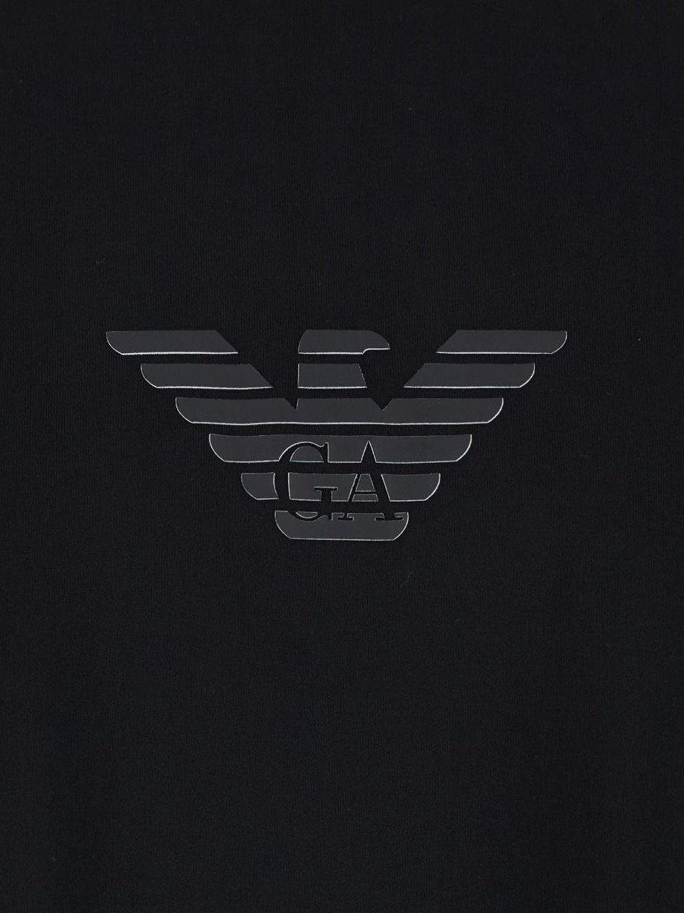 Emporio Armani T-Shirts And Polos Black Zwart