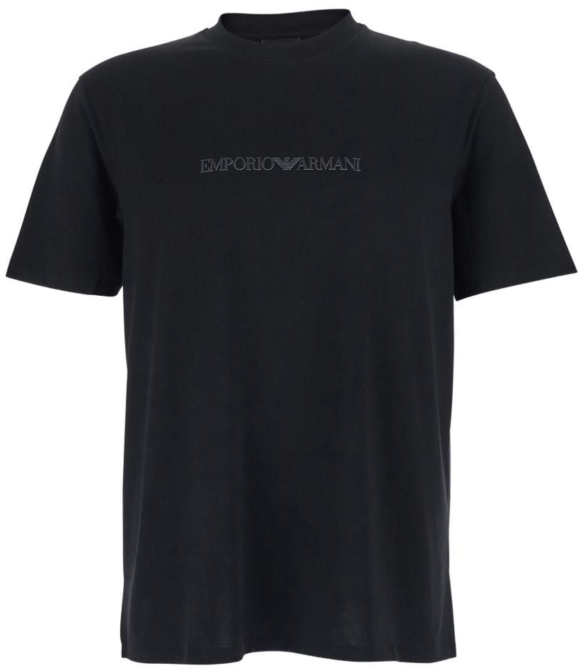 Emporio Armani T-Shirts And Polos Black Zwart
