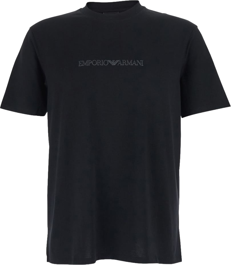 Emporio Armani T-Shirts And Polos Black Zwart