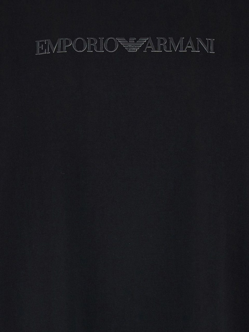 Emporio Armani T-Shirts And Polos Black Zwart