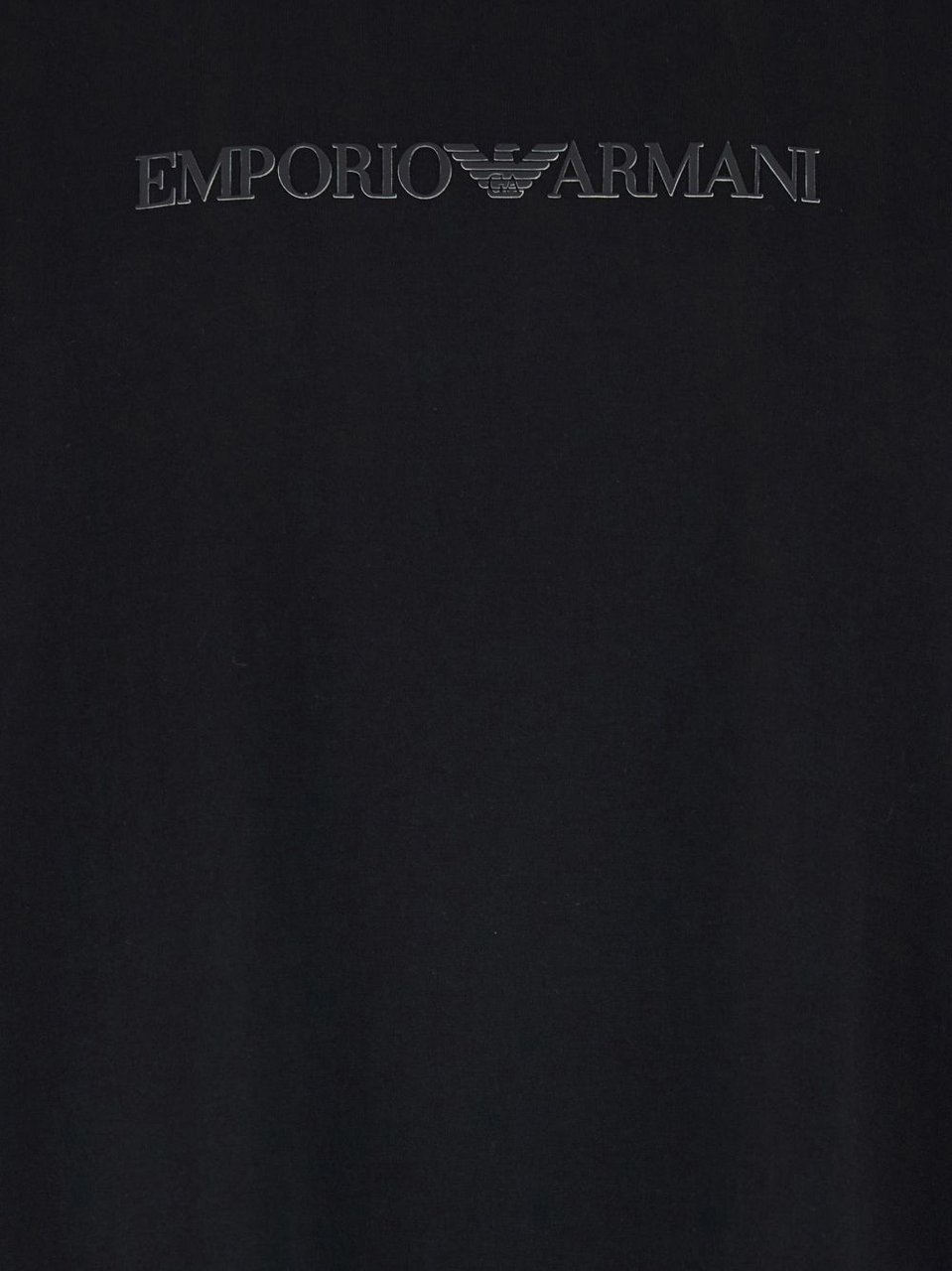 Emporio Armani T-Shirts And Polos Black Zwart
