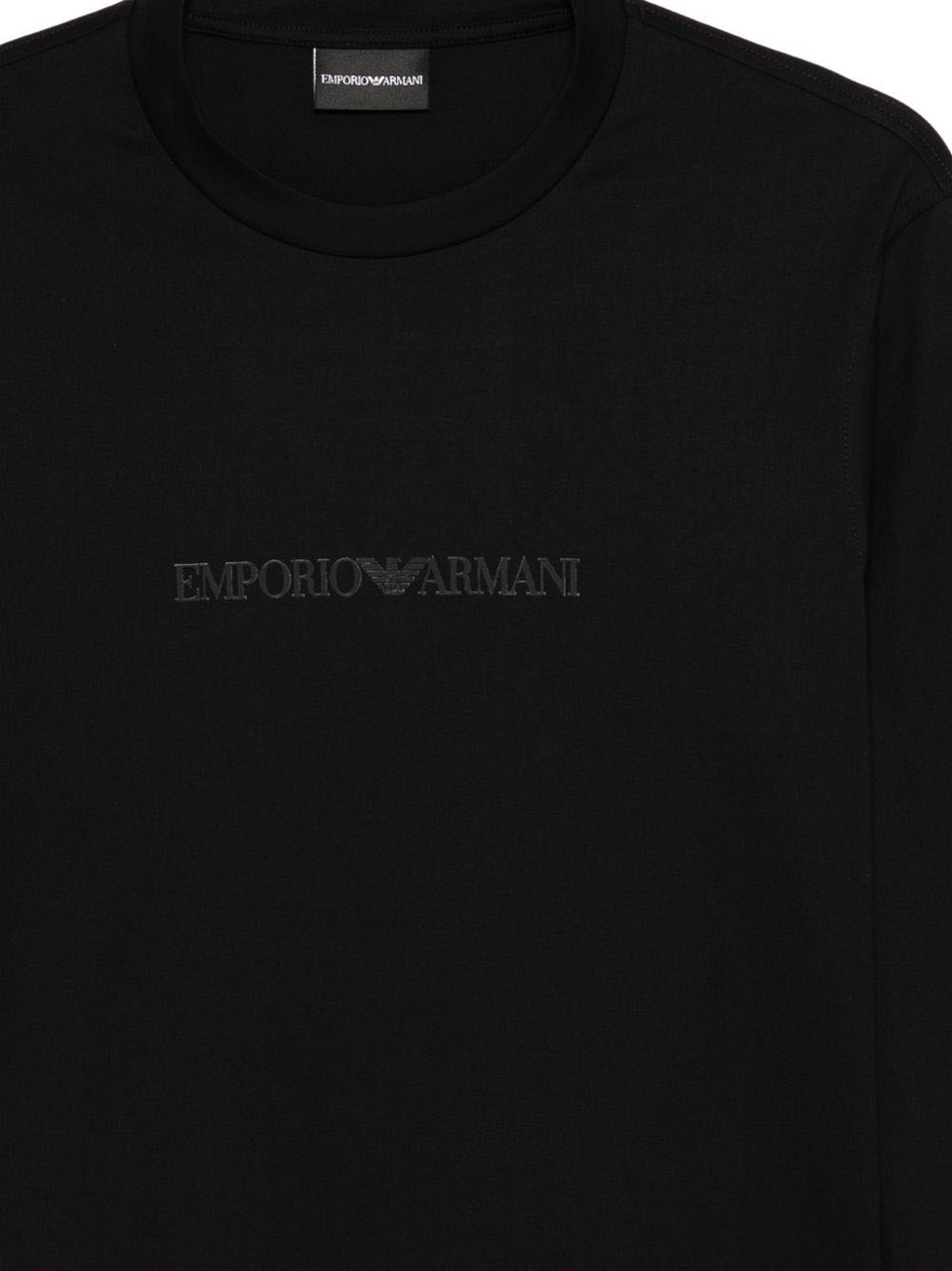 Emporio Armani T-Shirts And Polos Black Zwart