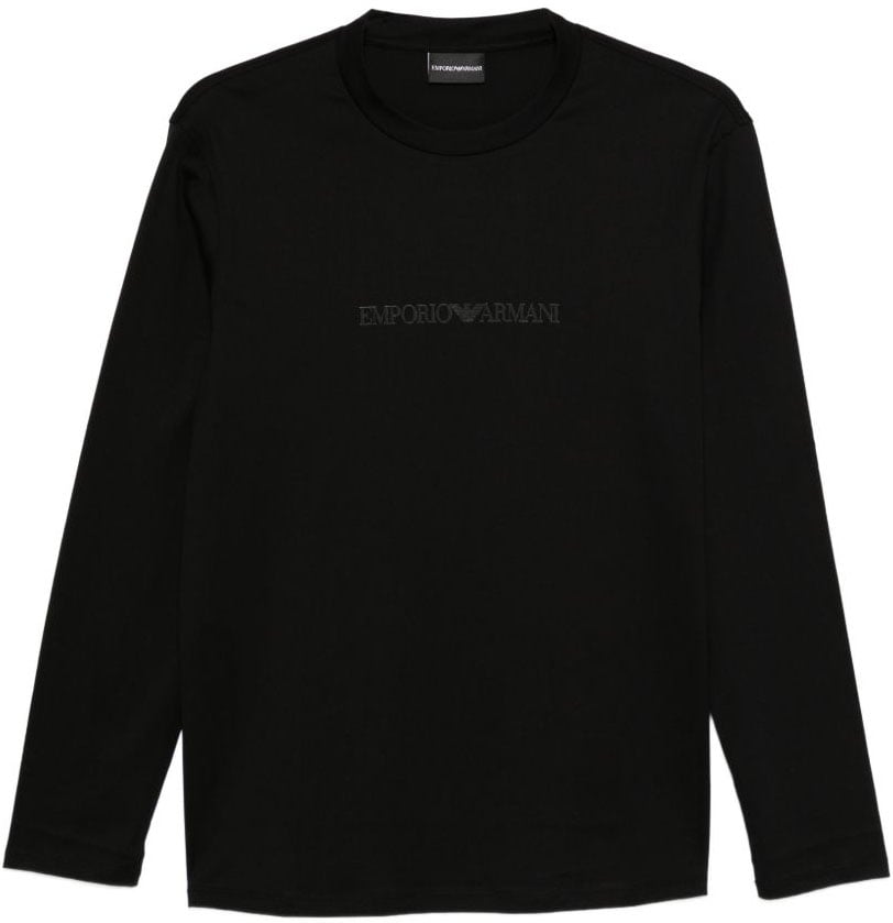 Emporio Armani T-Shirts And Polos Black Zwart