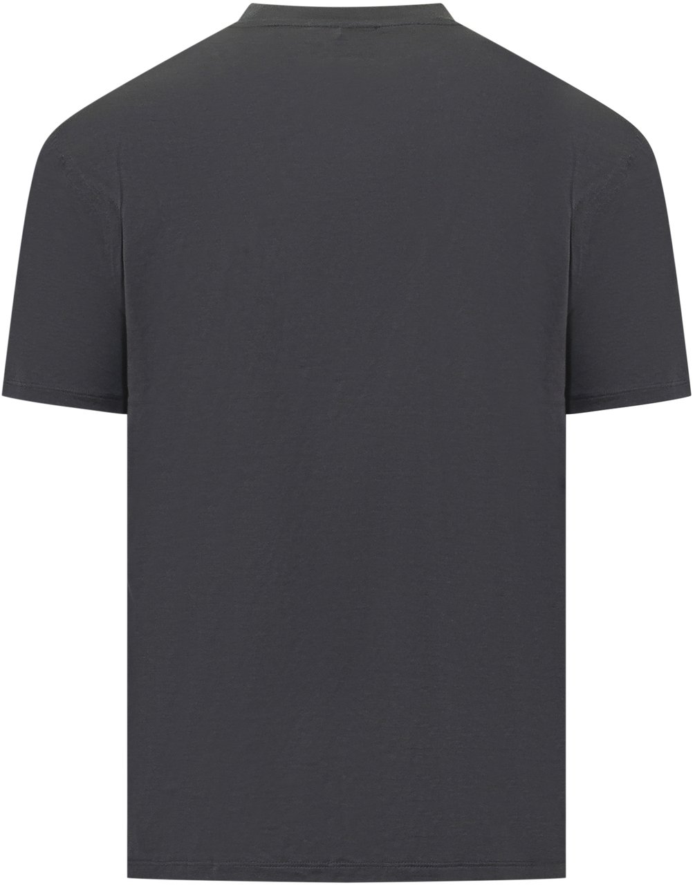 Emporio Armani T-shirt con Logo Ricamato Donkergrijs