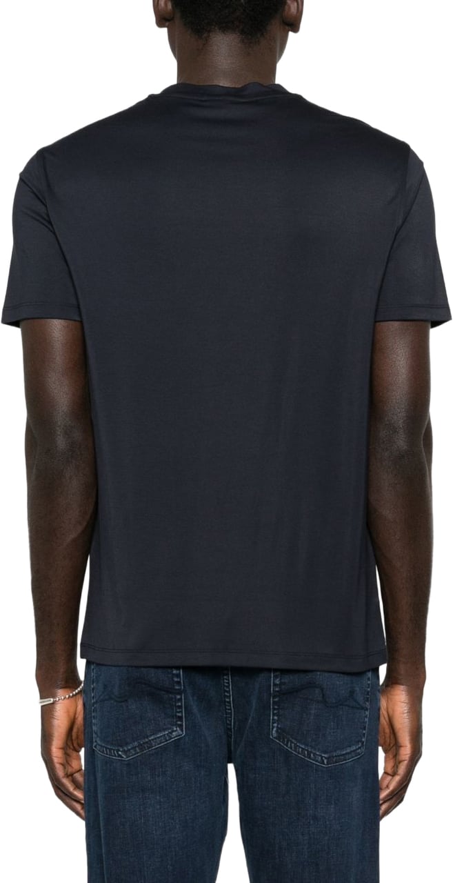 Emporio Armani T-Shirts And Polos Blue Blauw