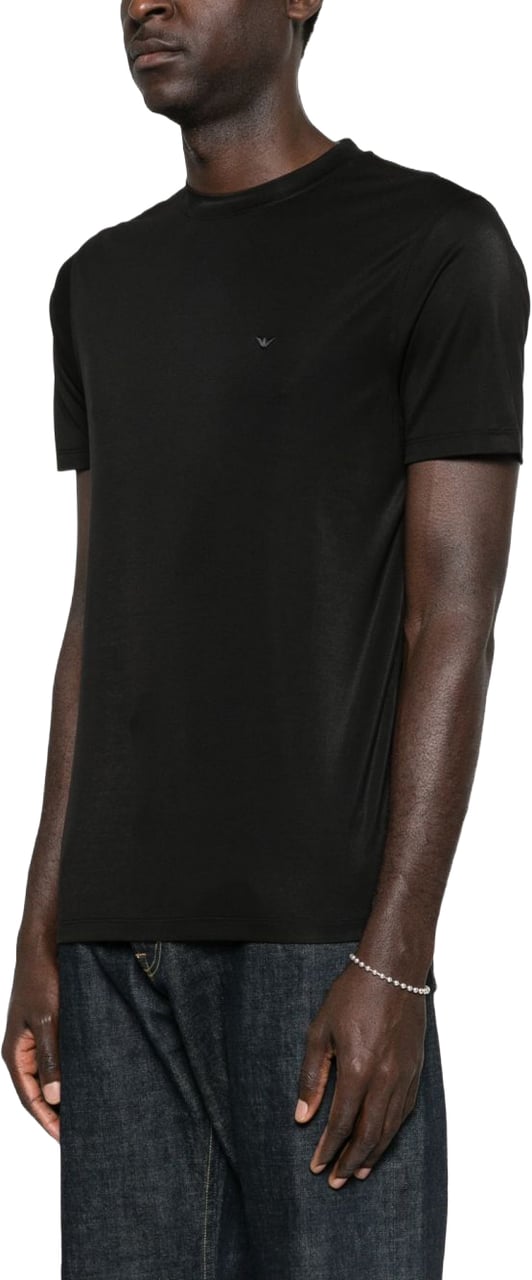 Emporio Armani T-Shirts And Polos Black Zwart