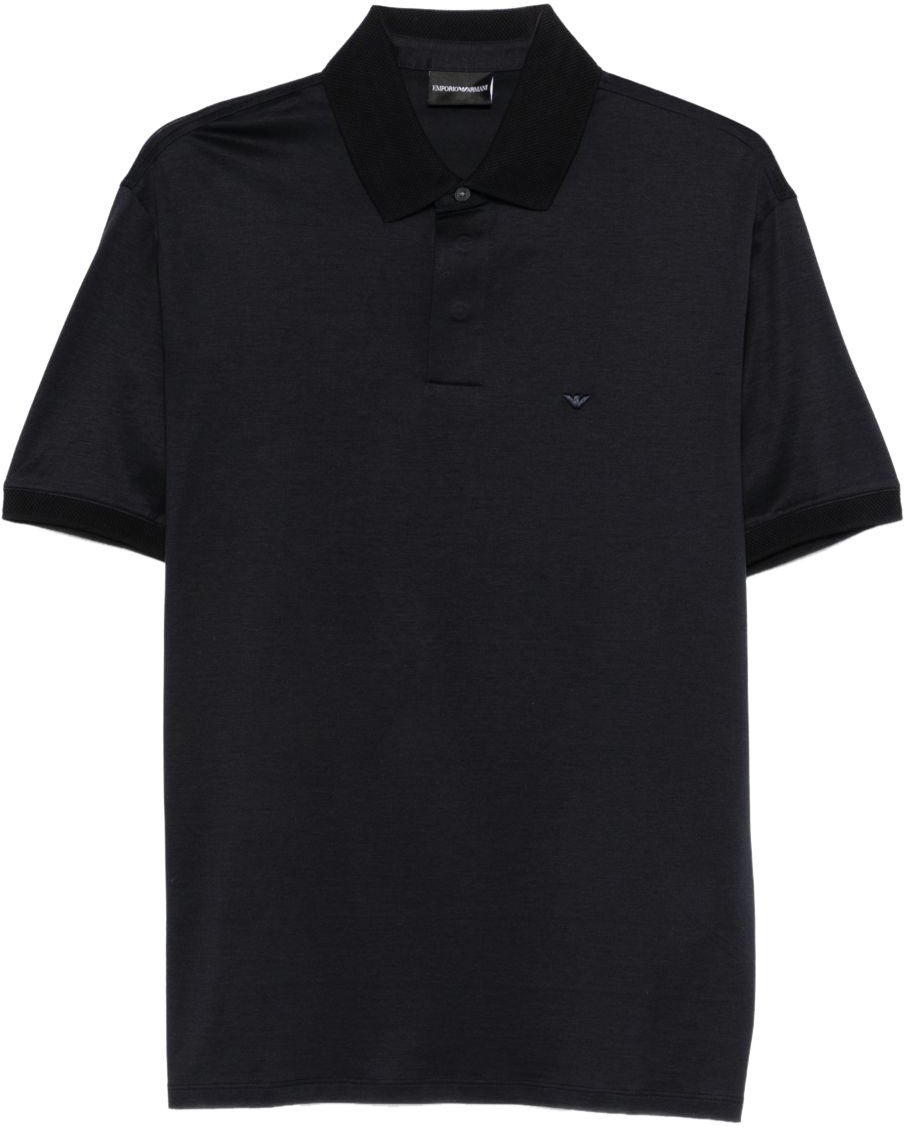 Emporio Armani T-Shirts And Polos Navy Zwart