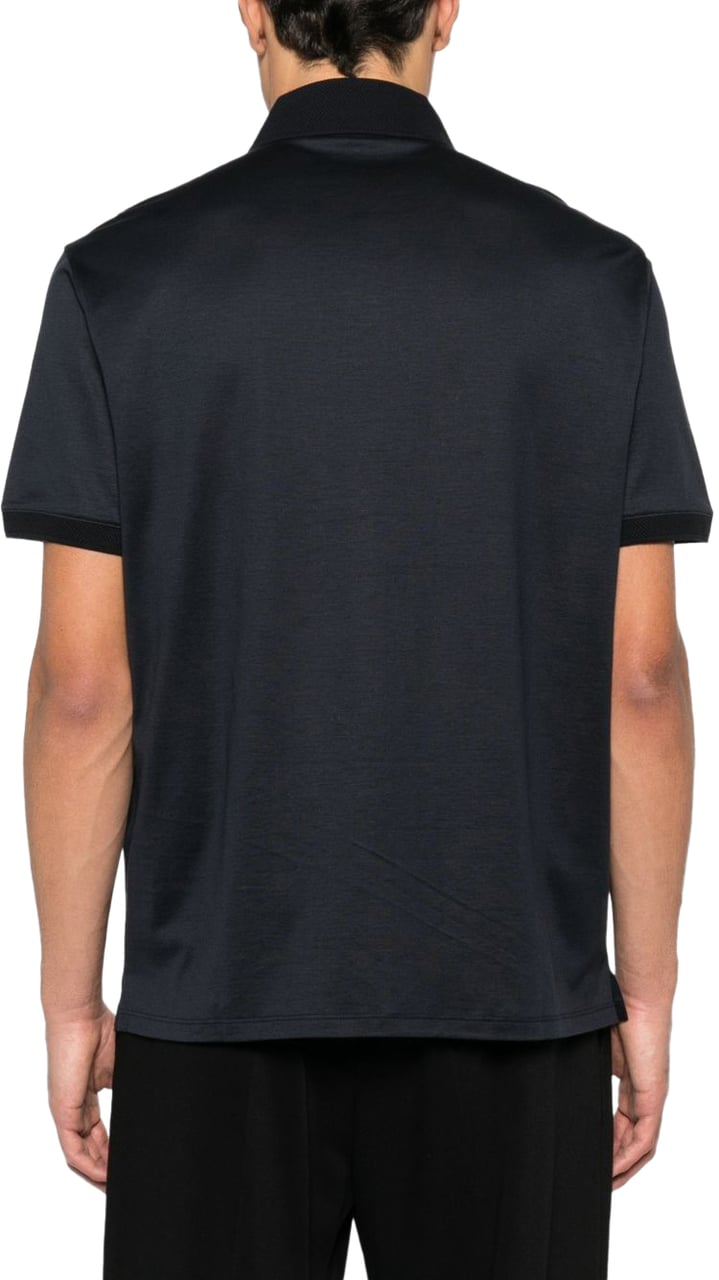Emporio Armani T-Shirts And Polos Navy Zwart