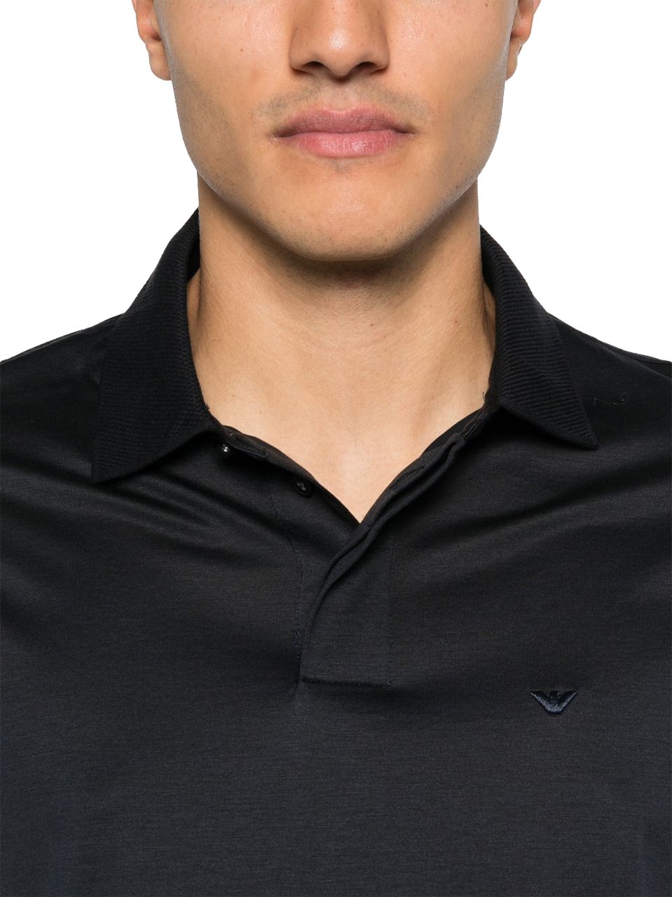 Emporio Armani T-Shirts And Polos Navy Zwart