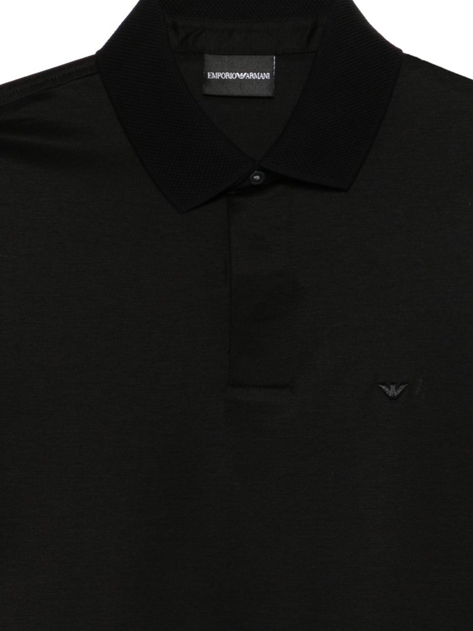 Emporio Armani T-Shirts And Polos Black Zwart