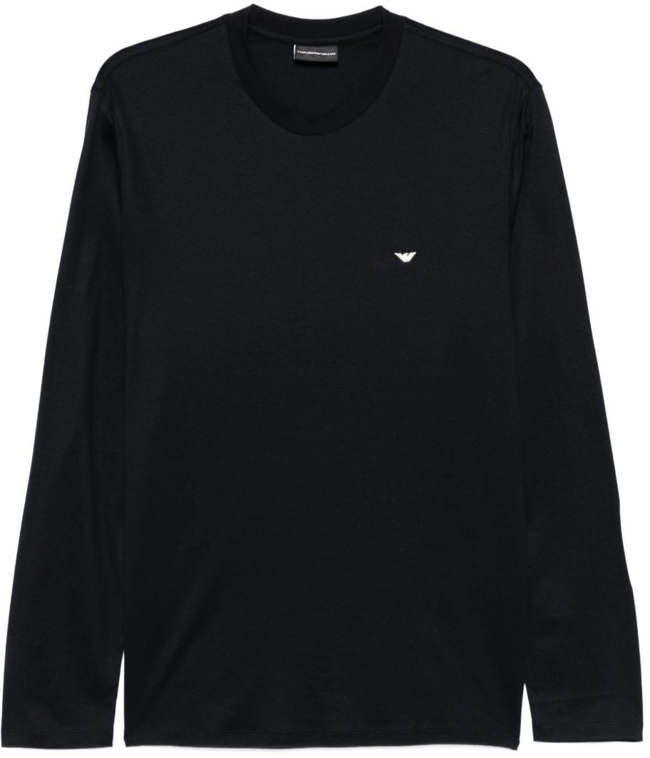 Emporio Armani T-Shirts And Polos Blue Blauw