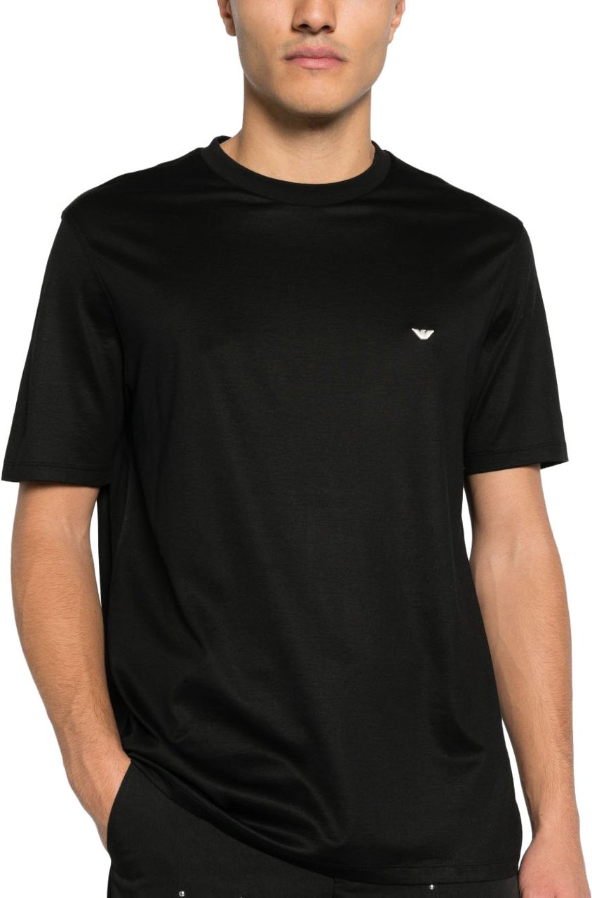 Emporio Armani T-Shirts And Polos Black Zwart