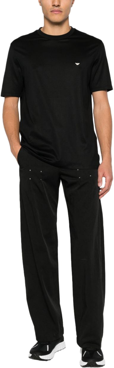 Emporio Armani T-Shirts And Polos Black Zwart