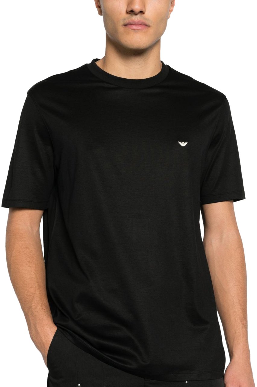 Emporio Armani T-Shirts And Polos Black Zwart