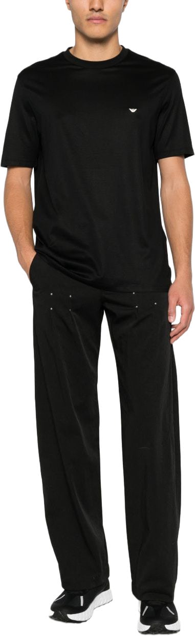 Emporio Armani T-Shirts And Polos Black Zwart