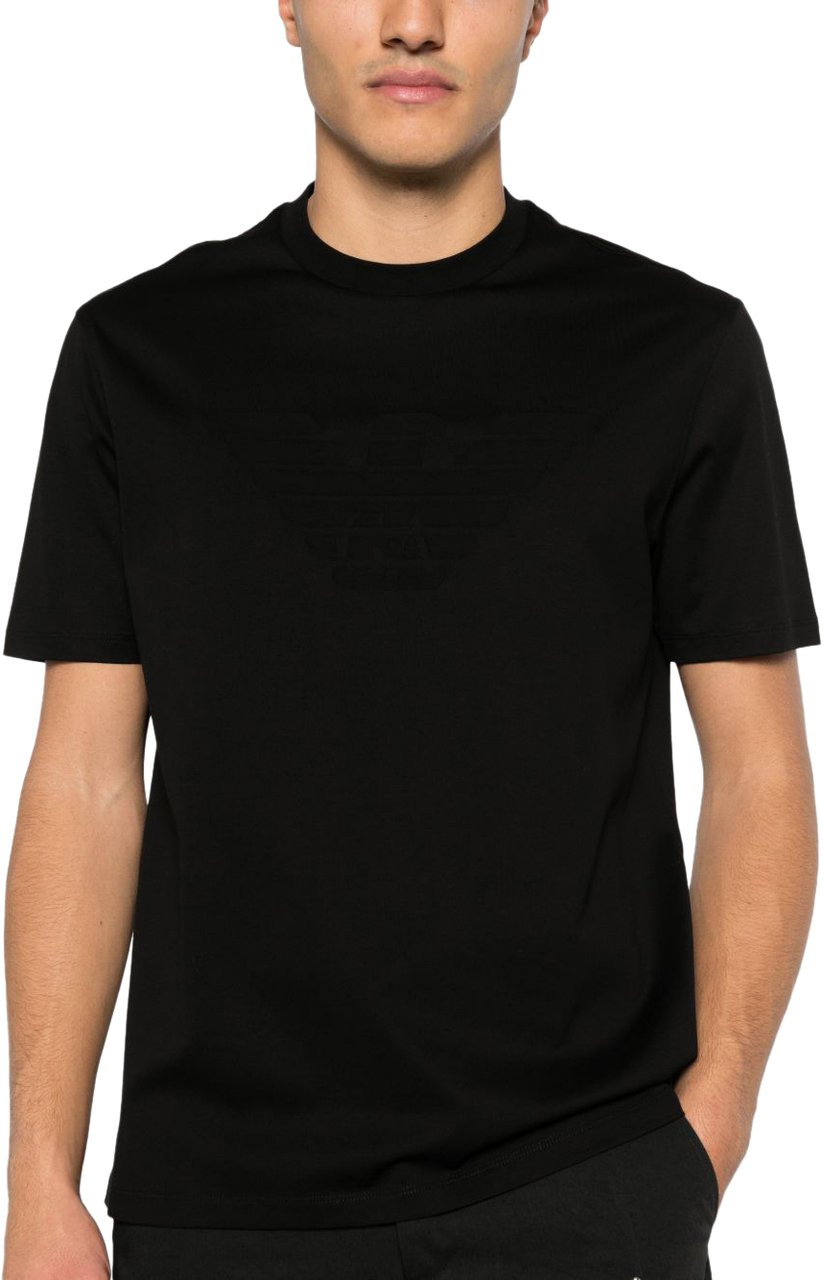 Emporio Armani T-Shirts And Polos Black Zwart