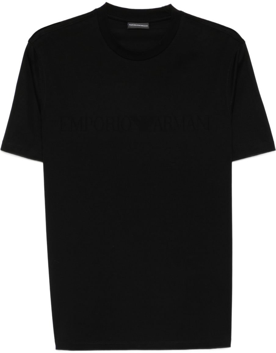 Emporio Armani T-Shirts And Polos Black Zwart
