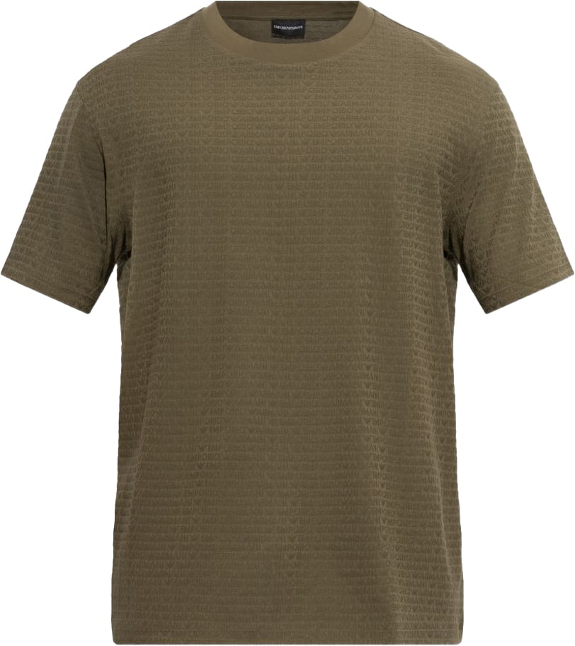 Emporio Armani T-Shirts And Polos Green Donkergroen
