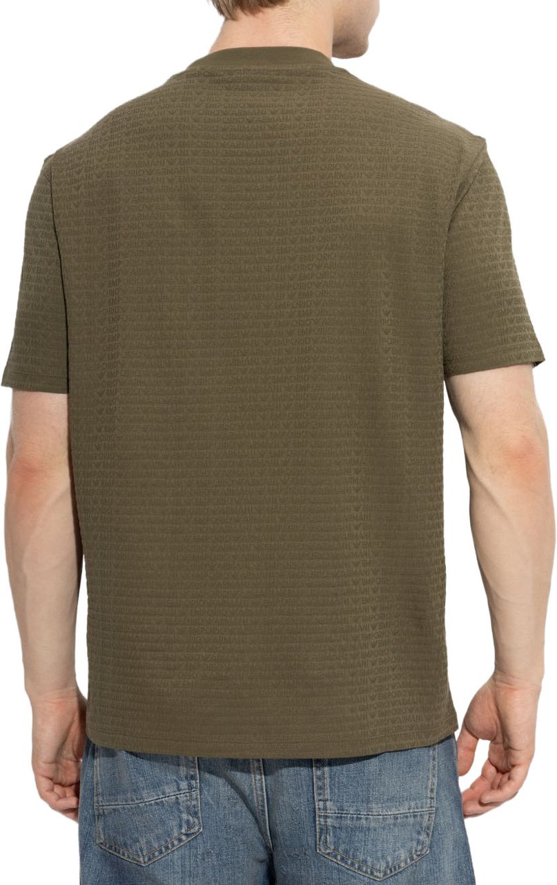 Emporio Armani T-Shirts And Polos Green Donkergroen