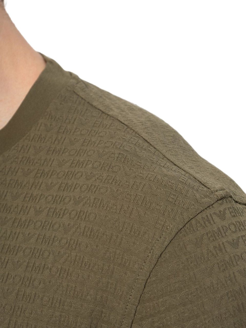Emporio Armani T-Shirts And Polos Green Donkergroen