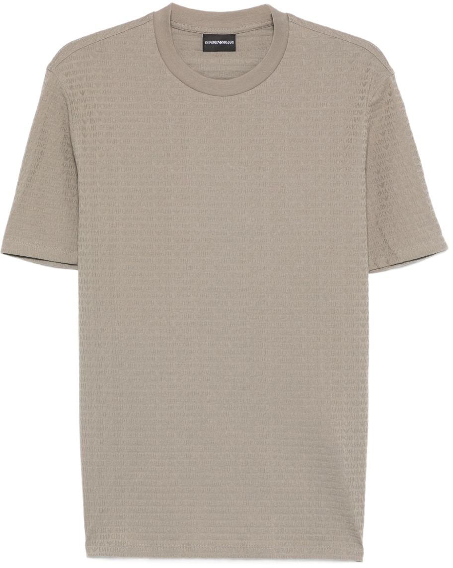 Emporio Armani T-Shirts And Polos Dove Grey Grijs