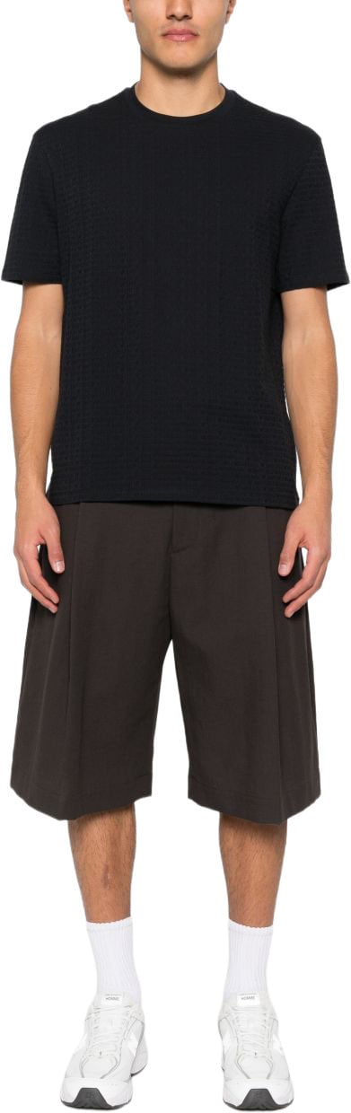 Emporio Armani T-Shirts And Polos Navy Zwart