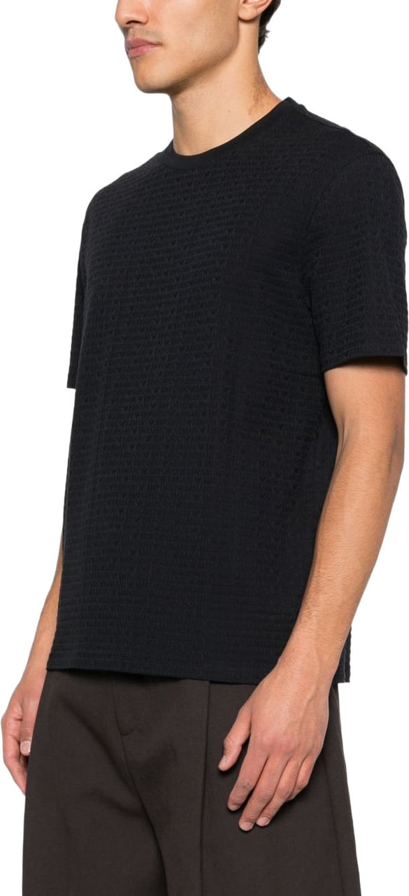 Emporio Armani T-Shirts And Polos Navy Zwart