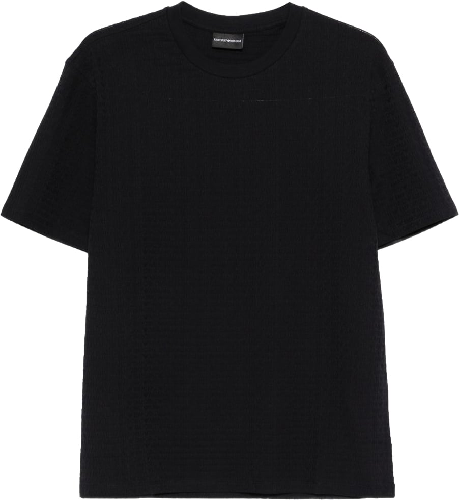 Emporio Armani T-Shirts And Polos Navy Zwart