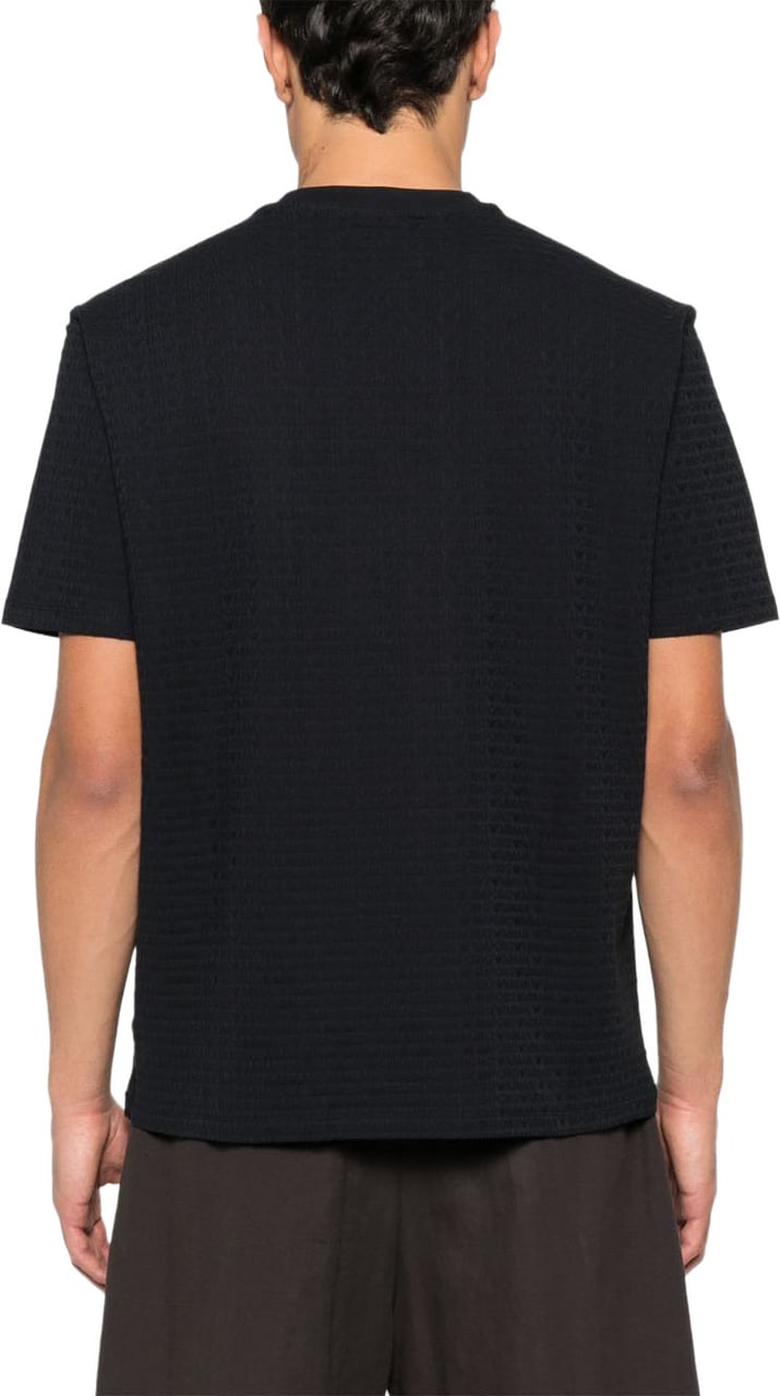 Emporio Armani T-Shirts And Polos Navy Zwart