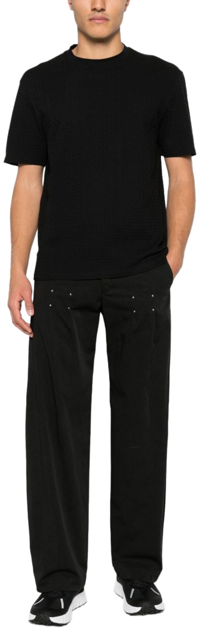 Emporio Armani T-Shirts And Polos Black Zwart