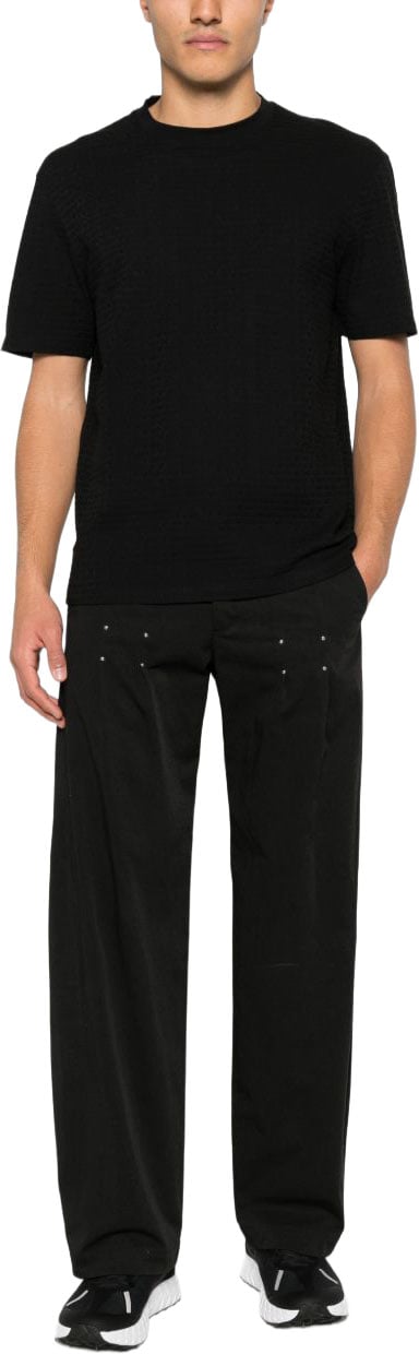 Emporio Armani T-Shirts And Polos Black Zwart