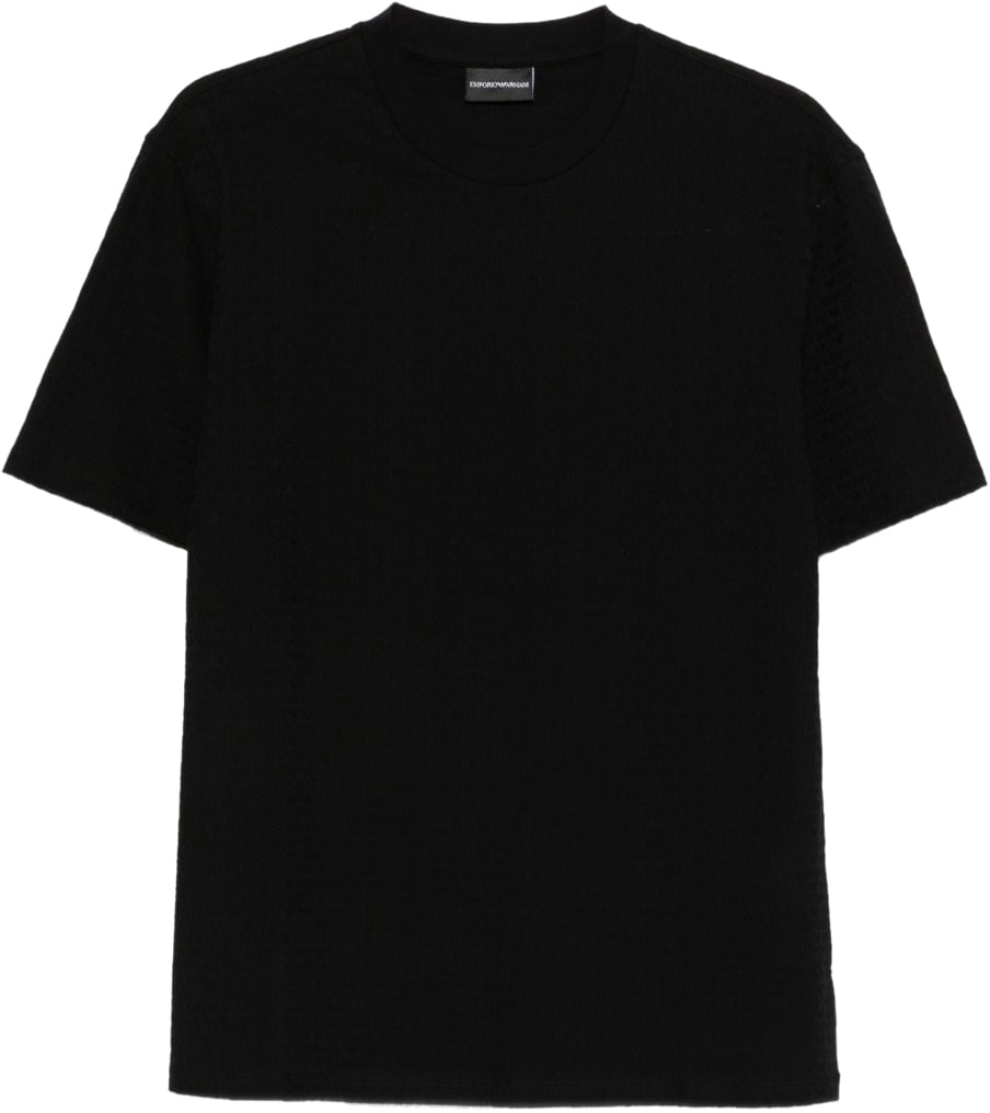 Emporio Armani T-Shirts And Polos Black Zwart