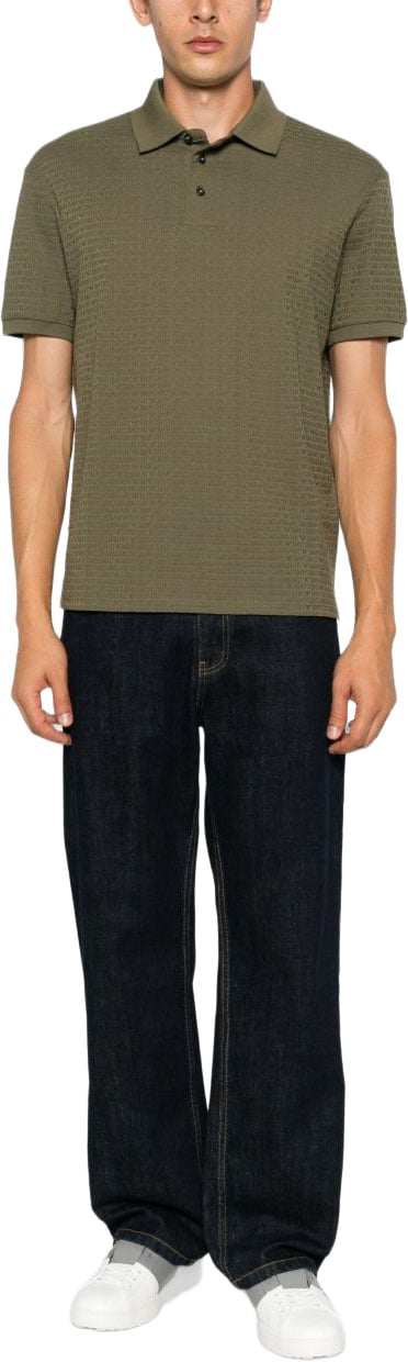 Emporio Armani T-Shirts And Polos Green Donkergroen