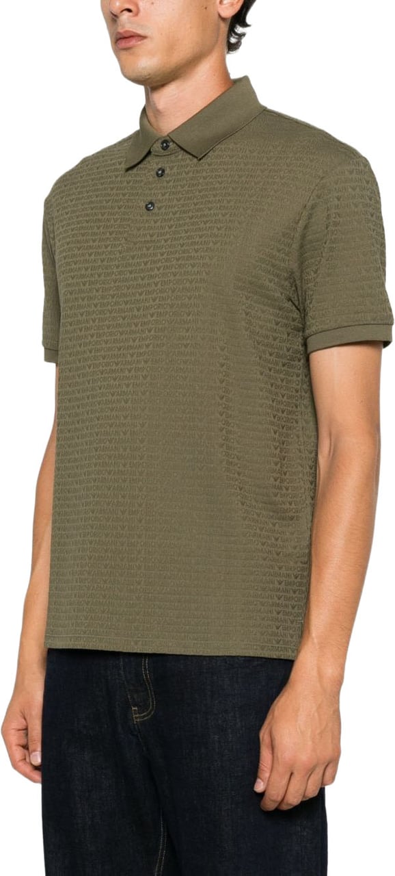 Emporio Armani T-Shirts And Polos Green Donkergroen