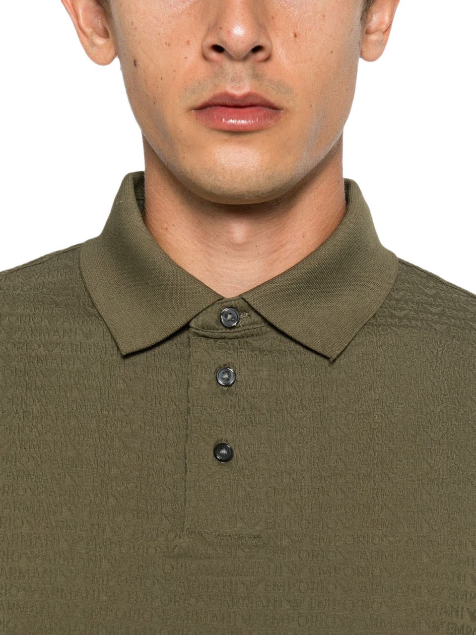Emporio Armani T-Shirts And Polos Green Donkergroen