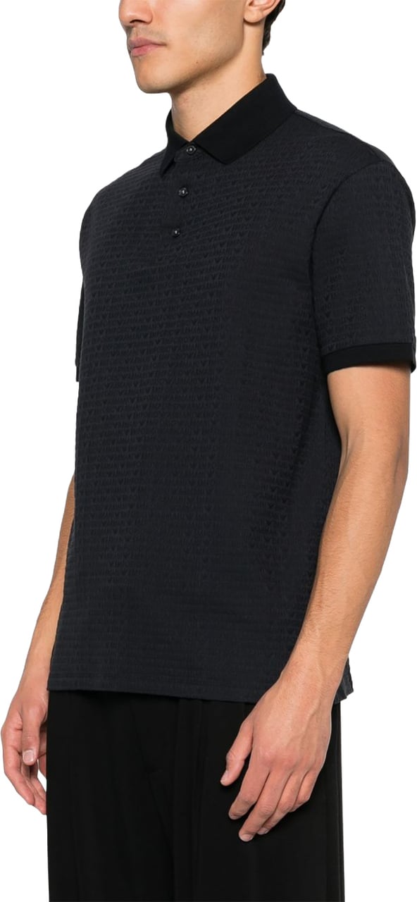 Emporio Armani T-Shirts And Polos Navy Zwart