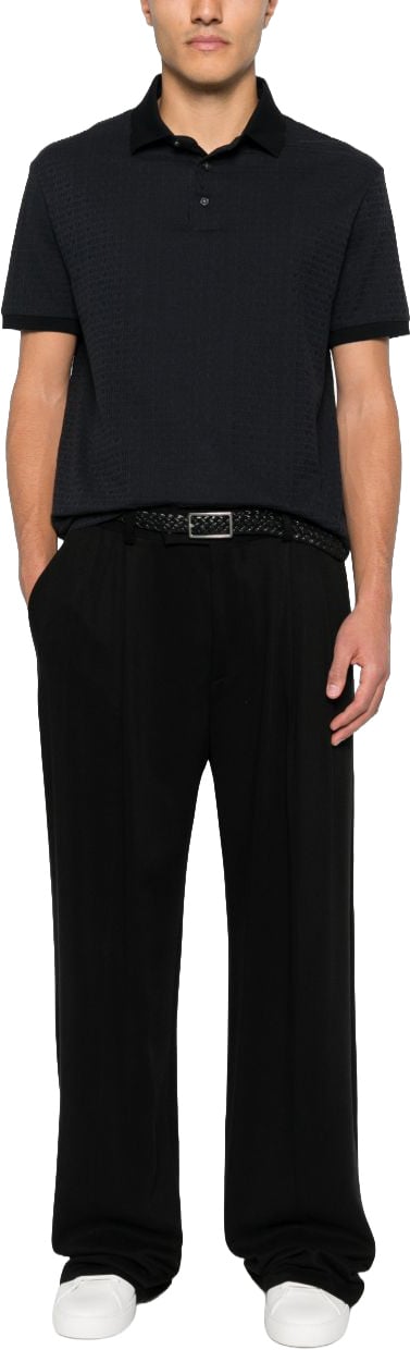 Emporio Armani T-Shirts And Polos Navy Zwart