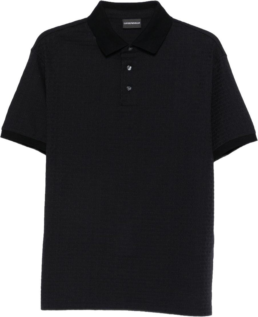 Emporio Armani T-Shirts And Polos Navy Zwart