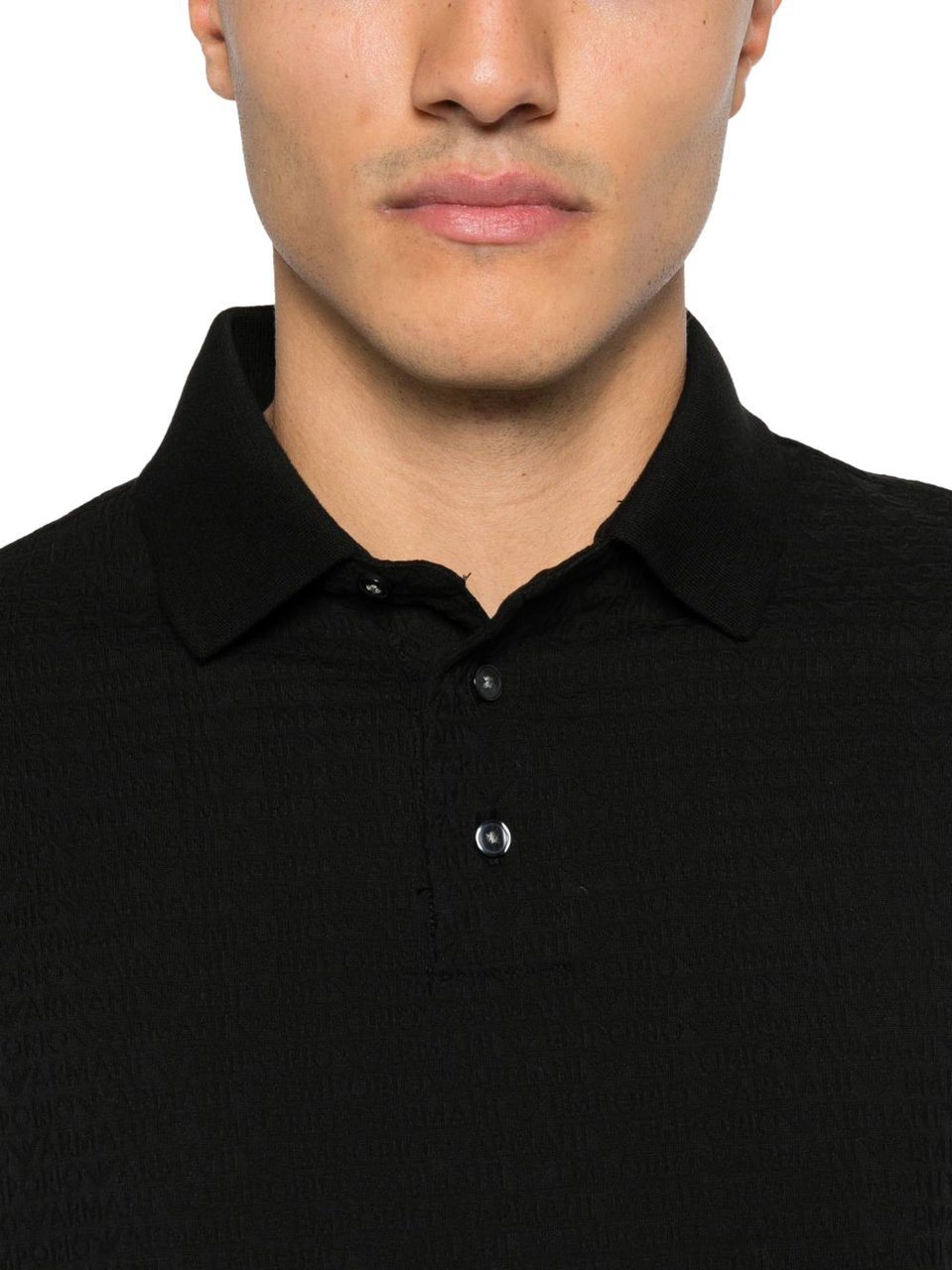 Emporio Armani T-Shirts And Polos Nero Zwart