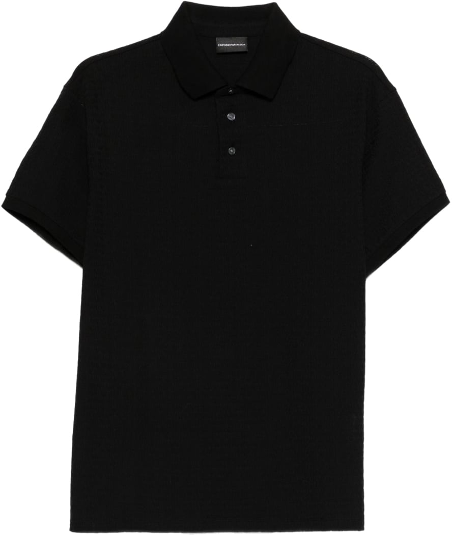 Emporio Armani T-Shirts And Polos Nero Zwart