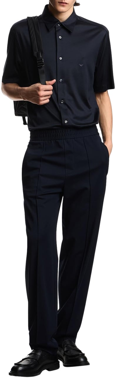 Emporio Armani Heren Armani Shirt Blauw