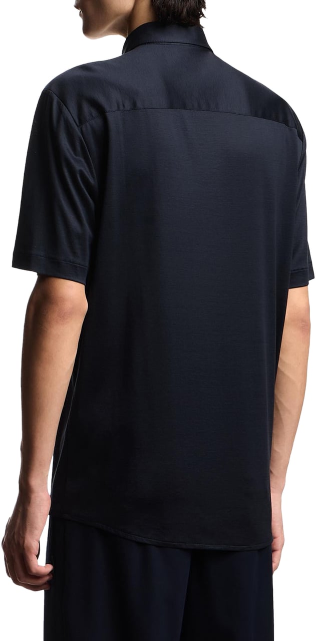 Emporio Armani Heren Armani Shirt Blauw