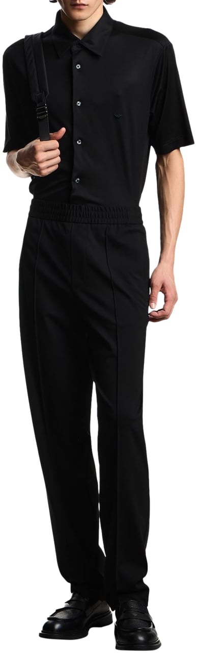 Emporio Armani Heren Armani Shirt Zwart